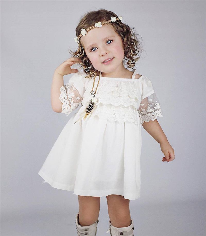 Boutique Ropa para niñas Princesa Fiesta de bebé Fiesta bodas Formal Mini Lindo