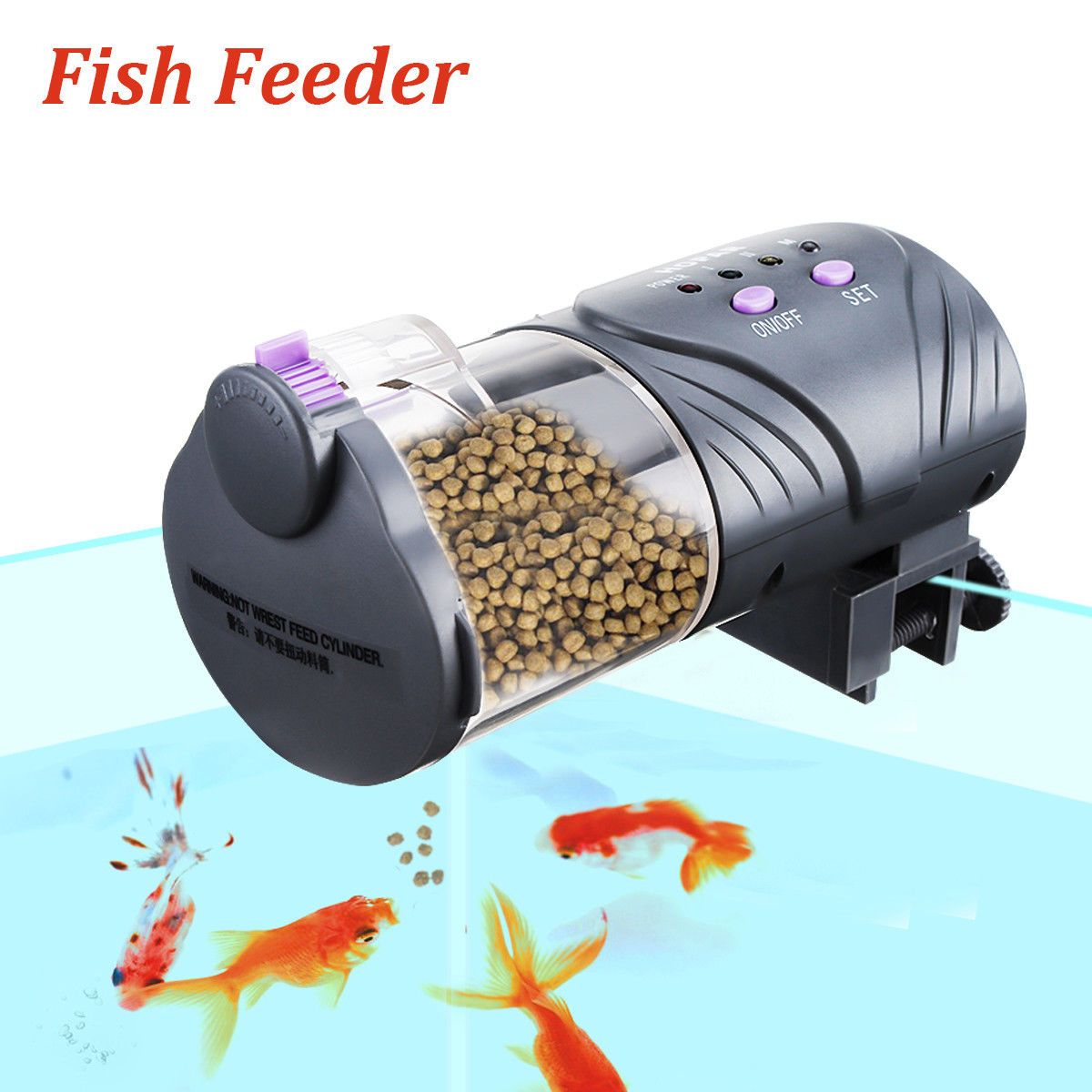 Adjustable LCD Automatic Aquarium Tank Pond Fish Food Feeder Timer