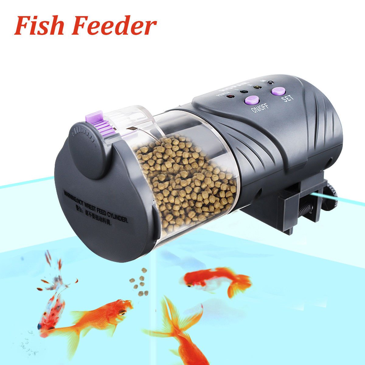 flake fish food automatic feeder