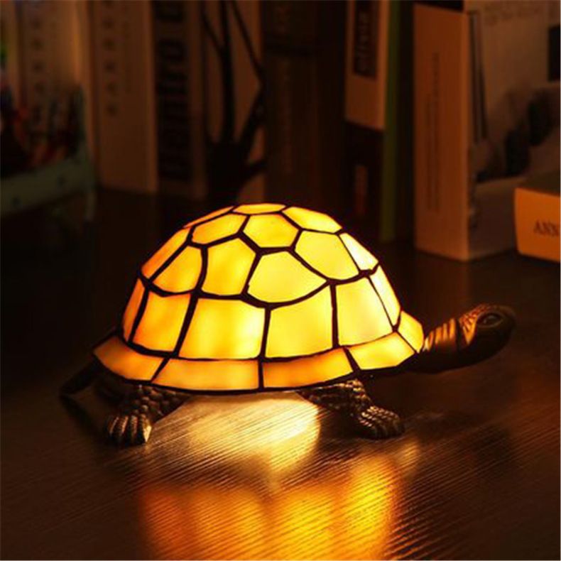 2021 Creative Retro Tortoise Table Lamp Vintage Garden Style Tortoise