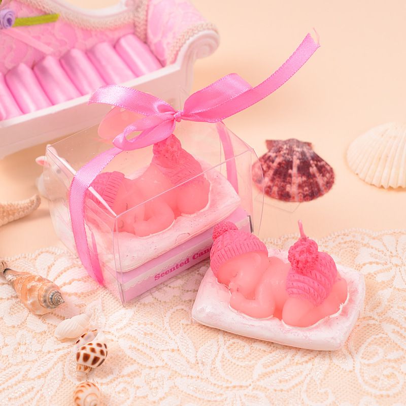 candle party favors for baby shower