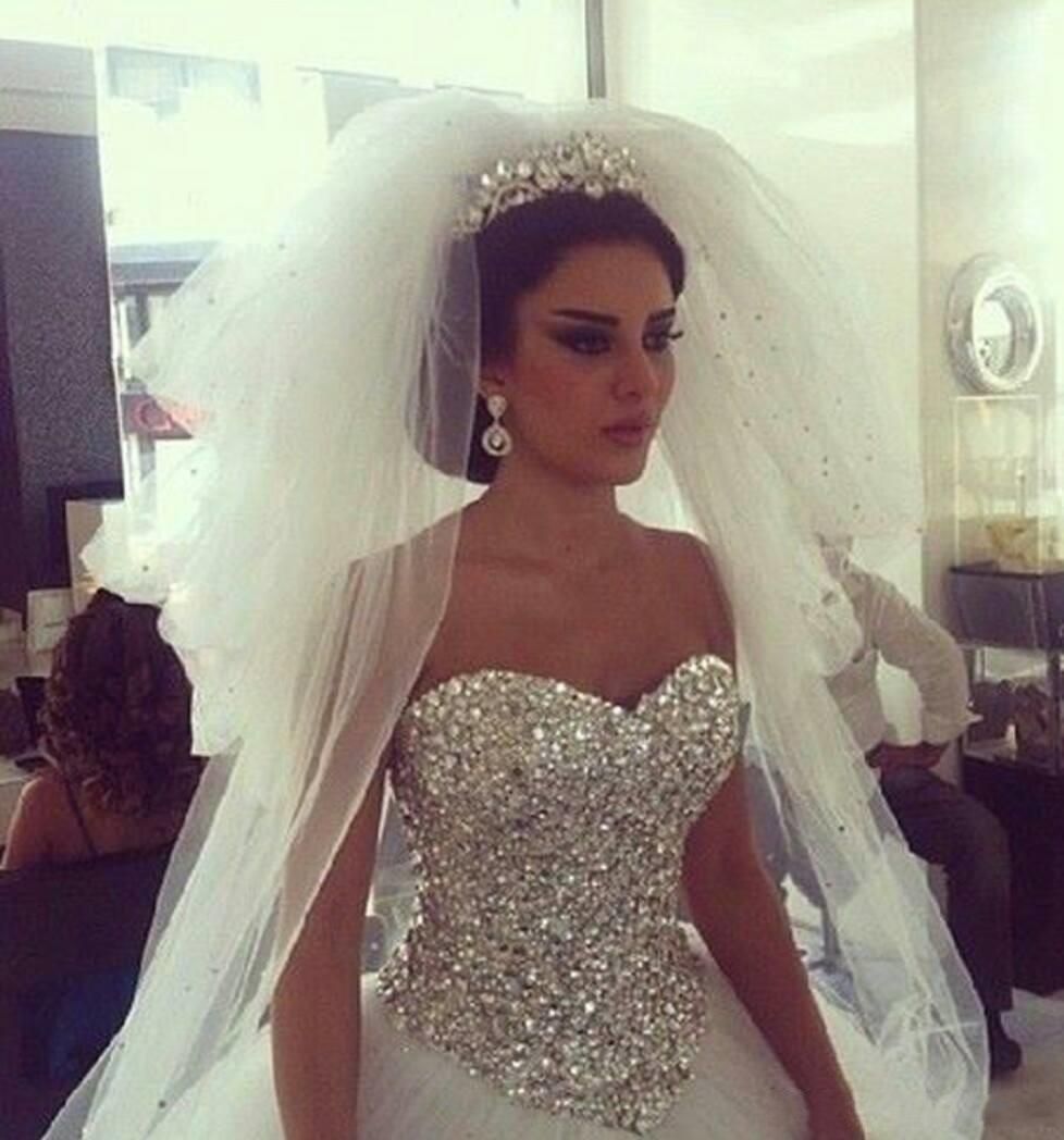 glitter top wedding dress