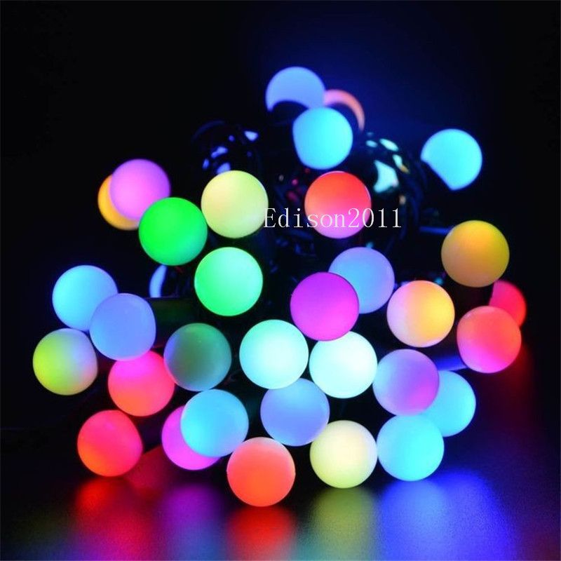 Edison2011 Mini Globe Light Ball Led Christmas String Lights 5M 50leds