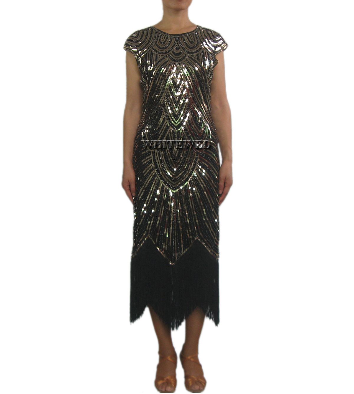 long sleeve flapper costume