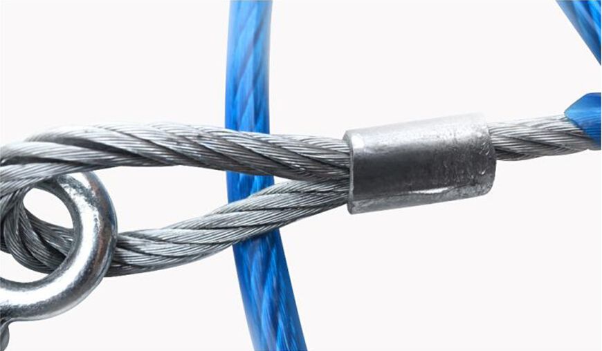Cable de acero para tractores torno 20m ø7mm con gancho de carga cable cuerda DIN en 12385 l2755.20