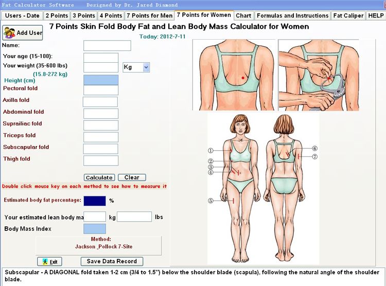 hot fashion body fat caliper keep slim body measure caliper personal body loss fat caliper tester accurate measure fitness equipment weight loss body fat diagram