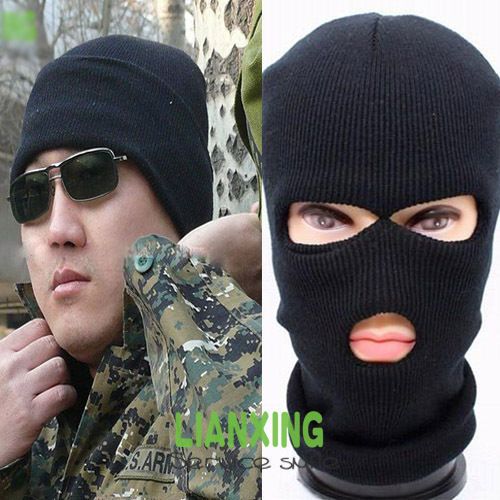 stocking hat face mask