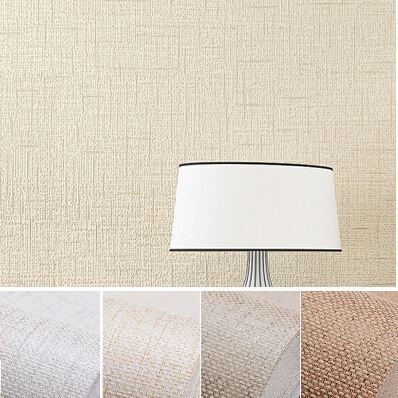 Faux Grasscloth Modern Wallpaper Simple Texture Wall Paper Bedroom And Office Wallpaper Roll Solid Color Beige Off White Brown Wallpaper Hd Top
