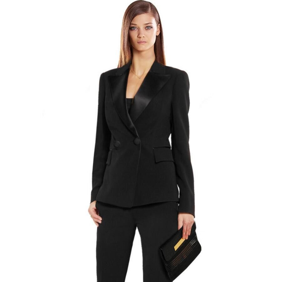 Acquistare Black Autunno Business Business Suit Elegante Signore Pantaloni  Da Ufficio Vestito Da Ufficio Pantaloni Da Donna Giacca + Pantaloni Su  Misura Economico | Consegna Veloce E Qualità | It.Dhgate