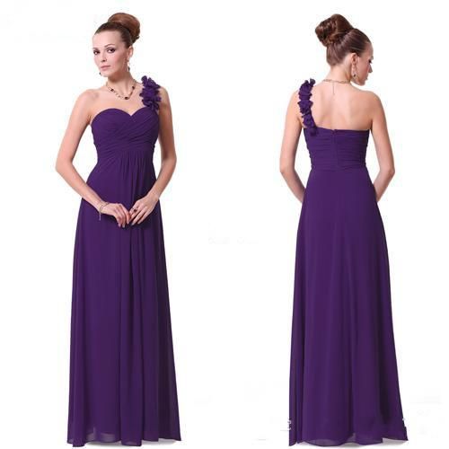 eggplant purple bridesmaid dresses