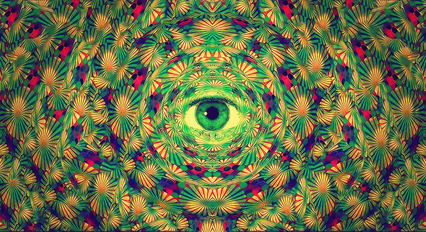 Best Quality Psychedelic Trippy Art Fabric Poster 43 X 24 24 X 13 Decor 09  At Cheap Price, Online Paintings | DHgate.Com