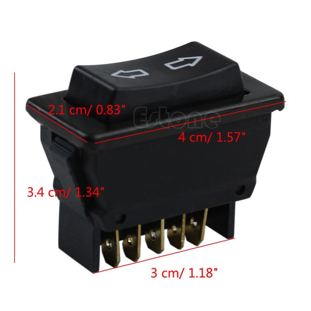 2021 Universal DC 12V 20A Auto Car Power Window Switch 5 Pin ON/OFF