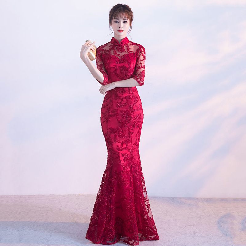 qipao evening gown