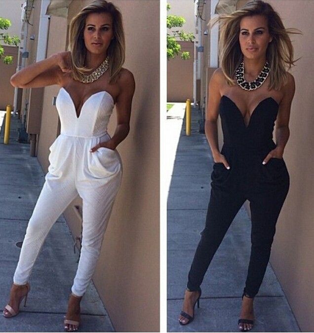 calvin klein ruffle jumpsuit