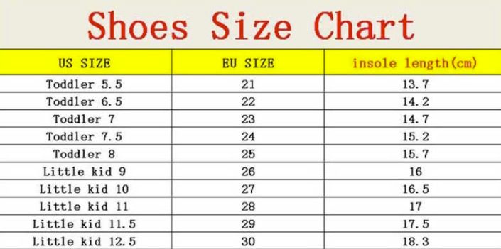 shoe size 