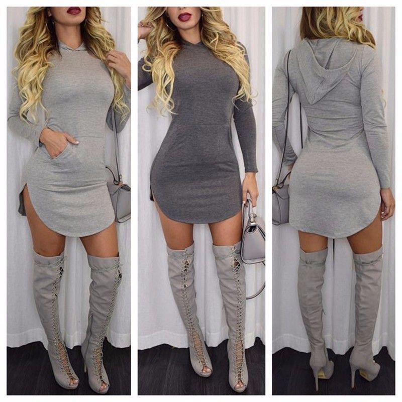 grey club dress