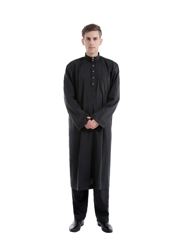 Bleu Cel Talle 58 Rche Doux Épas Coton Hommes Marocan Lane à