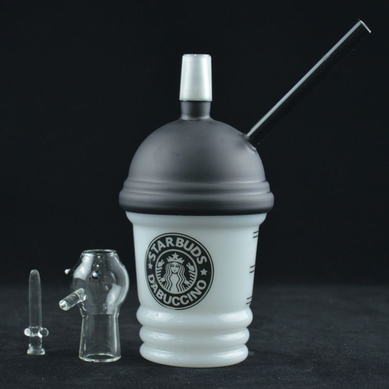 2021 Glass Starbucks Water Bongs Cup Dabuccino Glass Bubbler Cup