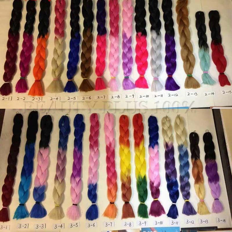 Xpression Ultra Braid Color Chart