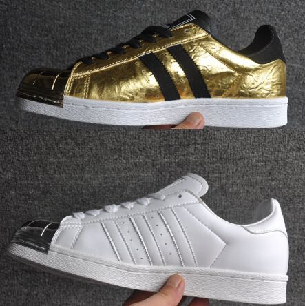 2020 Womens And Mens Superstar 80s Metal Toe Gold And Silver 