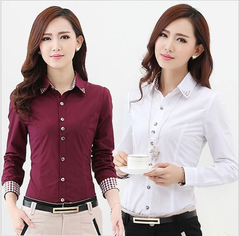 stylish formal shirts for womens