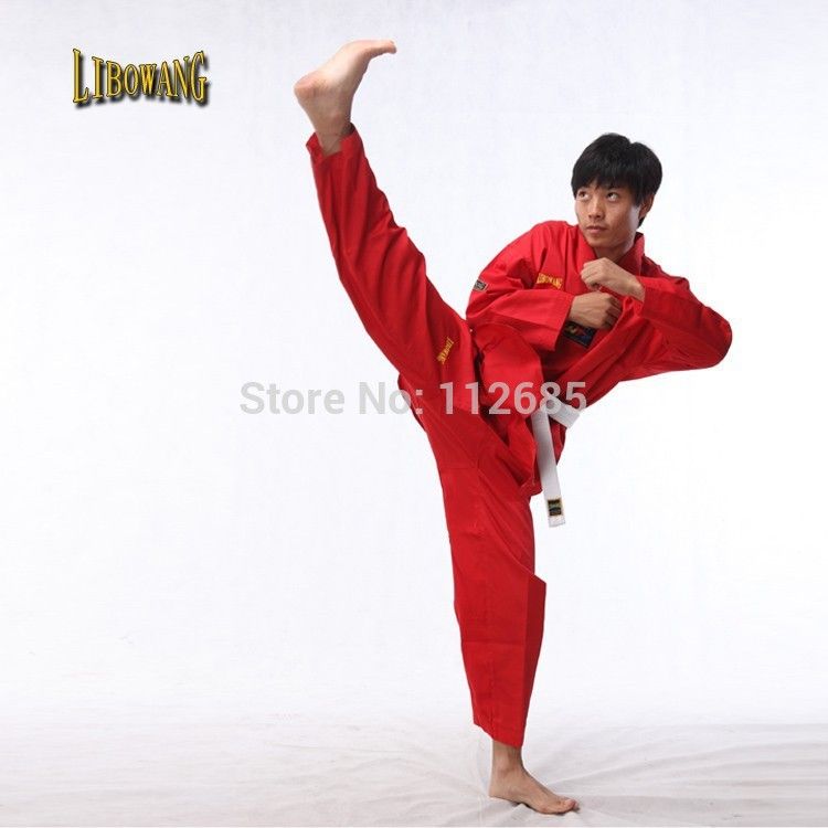 Dobok Tae Kwon Do Trainer Suit Adults Women Men Master Taekwondo Uniform Set 