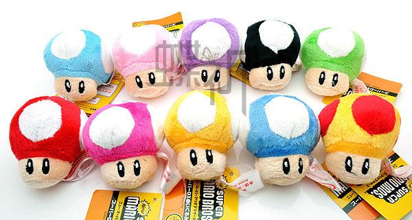 mario plush keychains