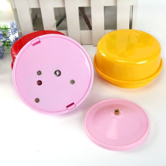 2021 Clay Music Box Base Circular Rotating Wind Up Music Box DIY Clay