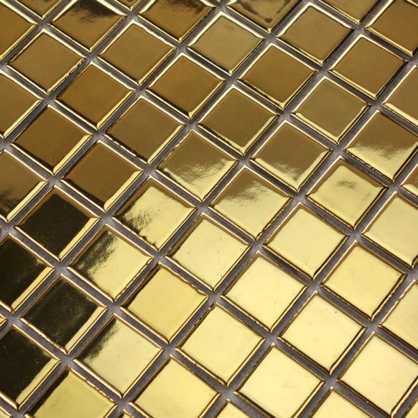 2019 Porcelain Floor Tile Sheet Ceramic Mosaic Bathroom Wall Tiles Mirror Kitchen Backsplash Sticker 8252 From Goldclub