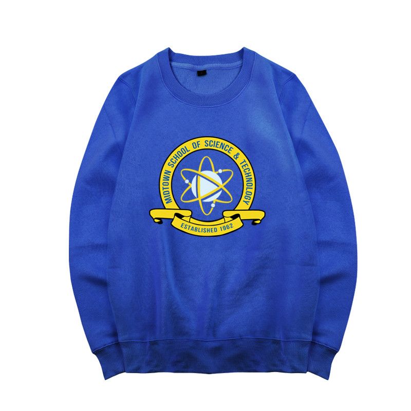 peter parker blue sweatshirt