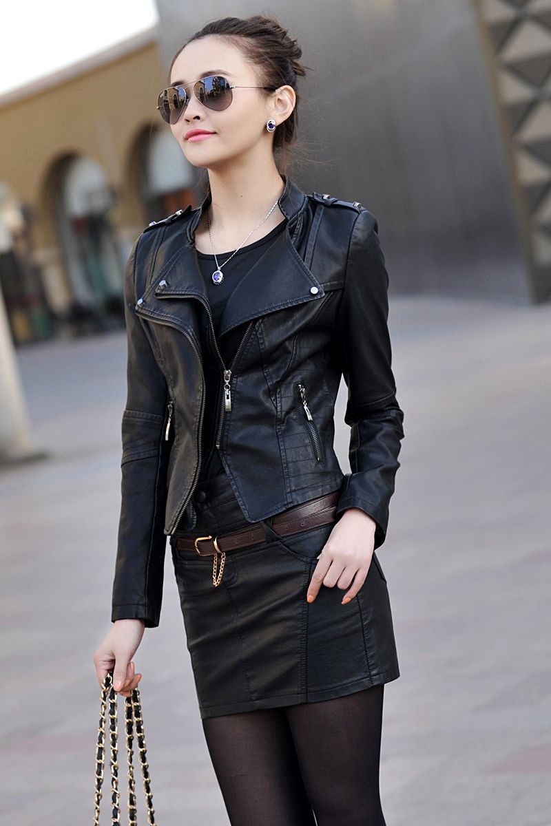 Skinny Leather Jacket Womens Cairoamani Com 2018 Leather Jacket Black Casual Spring Women S