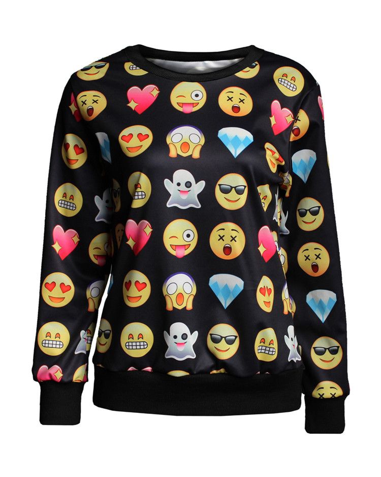 Emoji Jogger Outfit Tracksuits Smile 