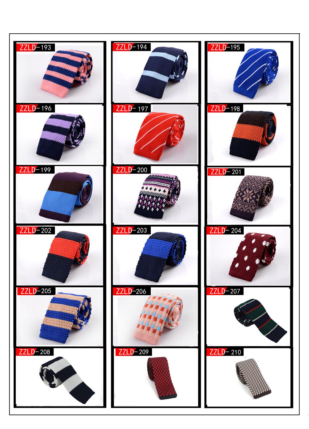 Men Knitting Neck Ties Knots Tie Mens Casual Solid Kintted Polyester