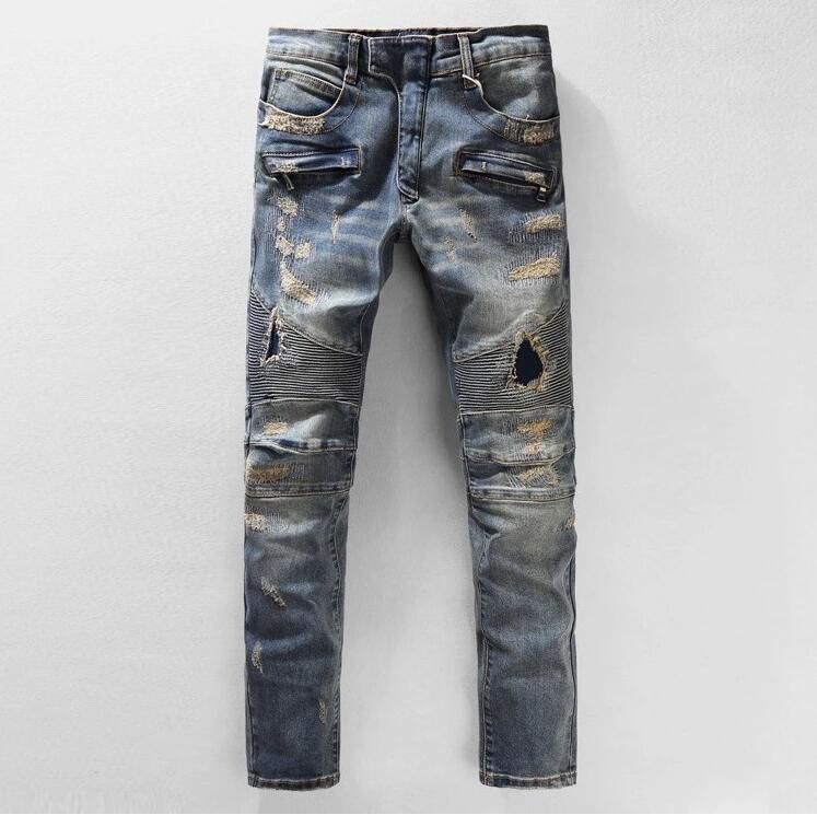 balmain designer jeans