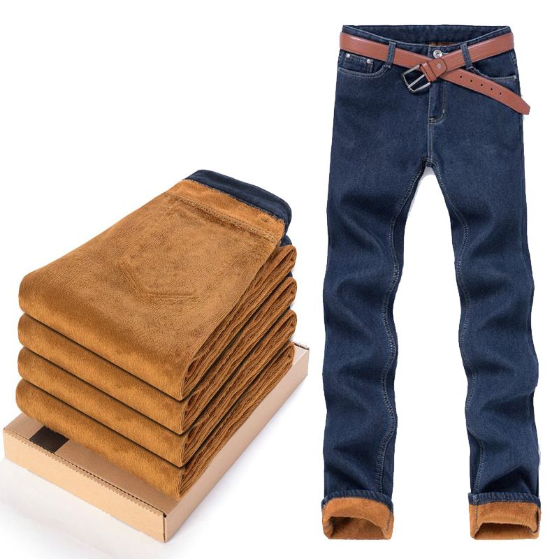 jeans with thermal lining