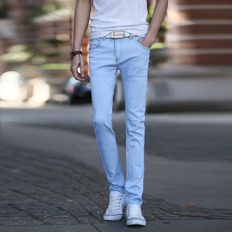 sky blue colour jeans for mens