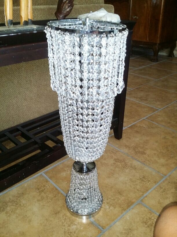 Large Tall Clear Acrylic Simple Luxury Elegant Modern Cylinder