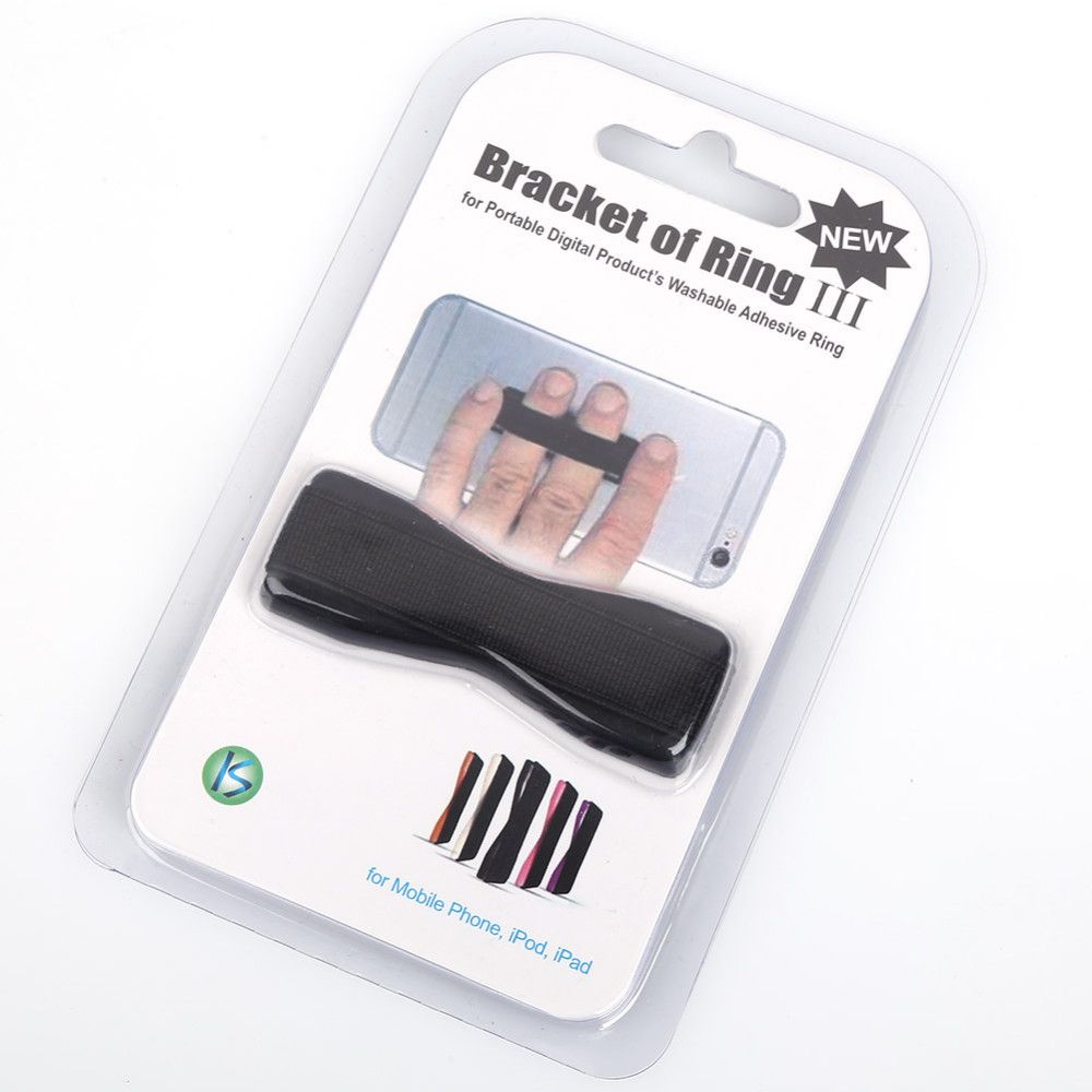 2020 Universal Mobile Phone Finger Holder Cell Phone Sling Rubber Grip