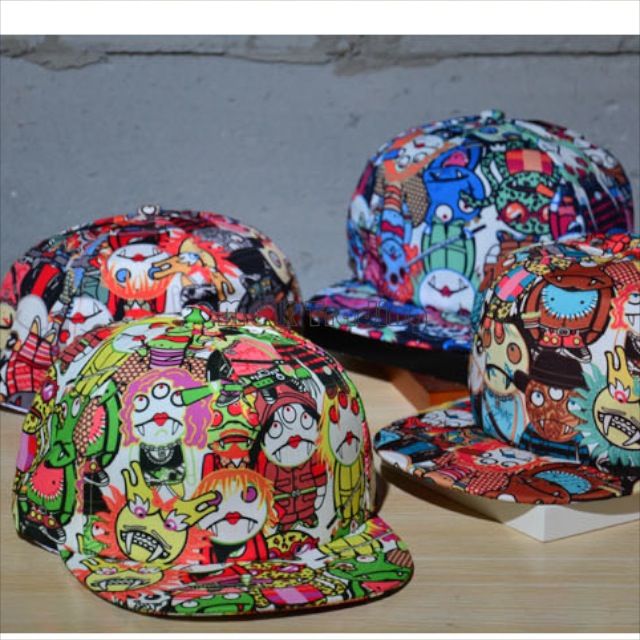 graffiti baseball caps