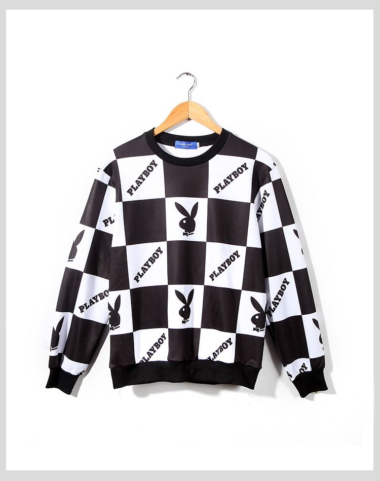 Playboy Checkered Sweatshirt 2024 dvos