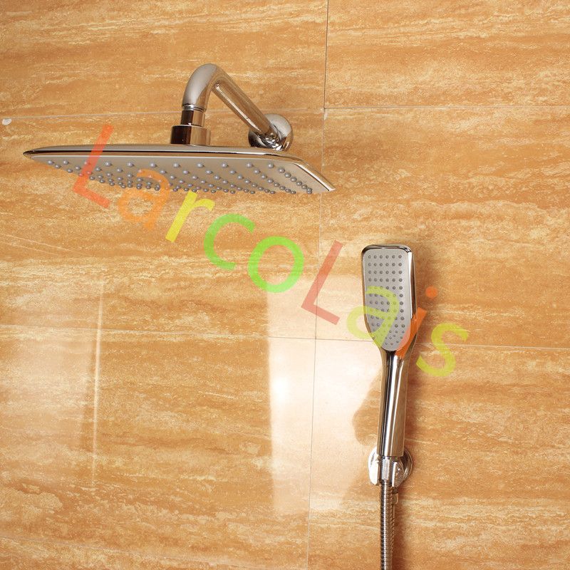 2020 Luxury Bathroom Rainfall ABS Rain Rectangular Top Spray Shower