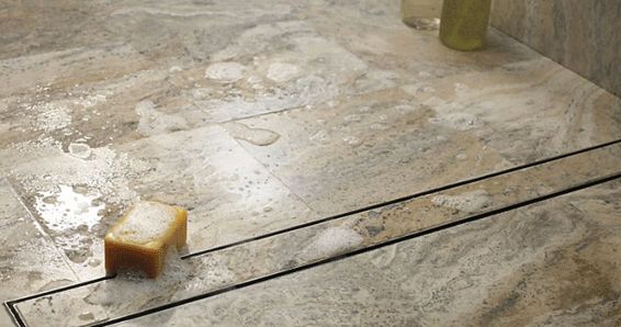 long shower floor drain