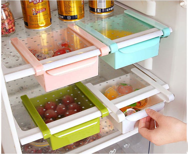 2019 Storage Containers Bo Slide Kitchen Fridge Freezer Space Saver Refrigerator Food Rack Shelf Holder Drawer From Nanlumaoyi 4 53