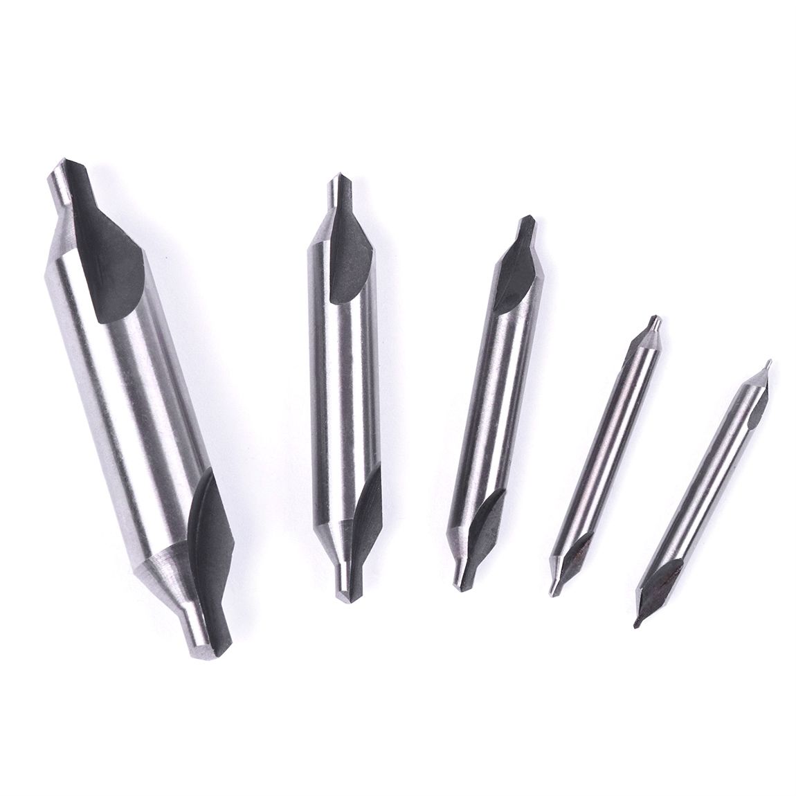 #1 60 DEGREE 2 FLUTE HIGH SPEED STEEL CENTER DRILL COMBINED DRILL /& COUNTERSINK