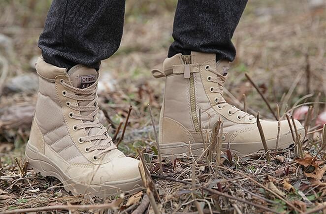 botas militares botas altas botas de al aire libre de las fuerzas especiales de