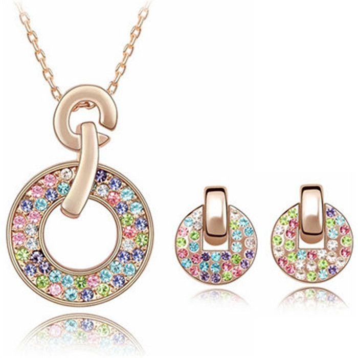 Acheter 2017 Fashion Parures Collier Boucles Doreilles Swarovski Elements Cristal Coloré Colliers Pendentifs 18K Boucles Doreilles Plaqué Or Rose Pour ... Acheter 2017 Fashion Parures Collier Boucles Doreilles Swarovski Elements Cristal Coloré Colliers Pendentifs 18K Boucles Doreilles Plaqué Or Rose Pour ...