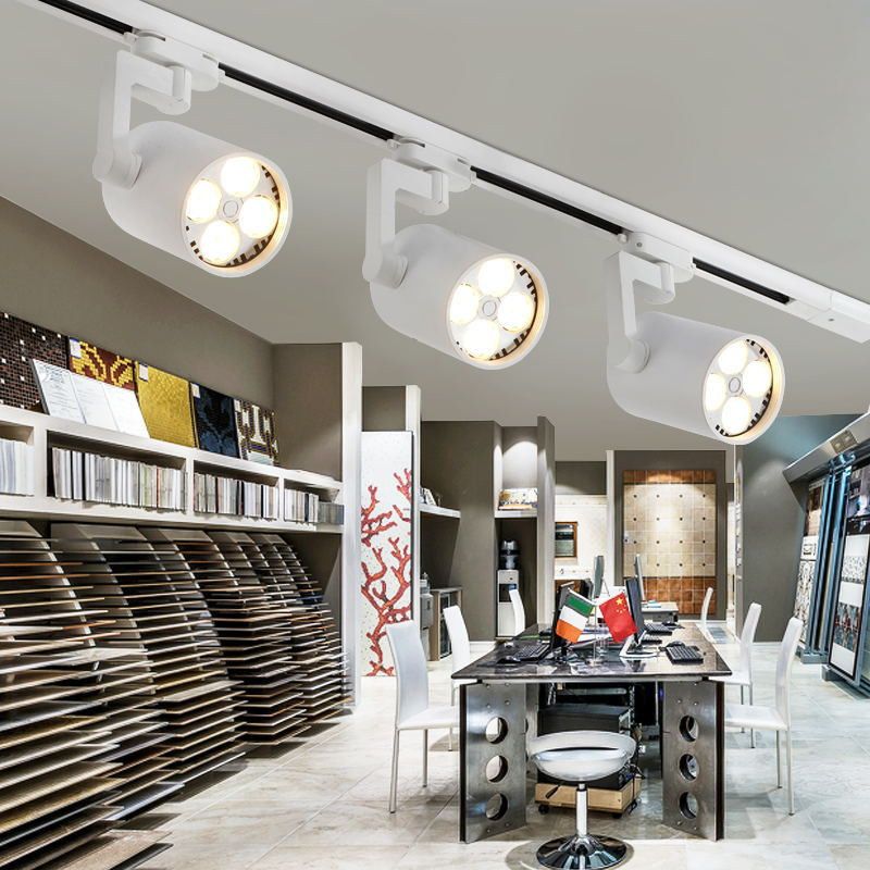 2019 Led Track Light Cob 35w Ceiling Rail Lights Spotlight For
