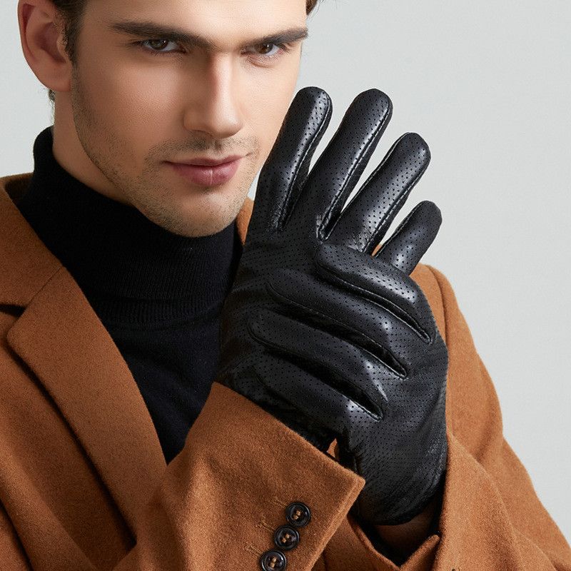 mens real leather gloves
