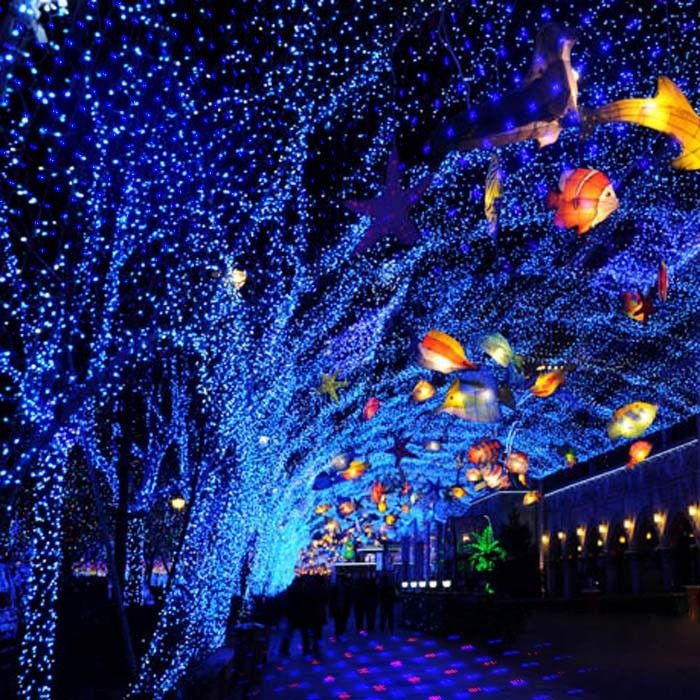2019 Green Laser Blue Led Background Waterproof Outdoor Holiday Projector Landscape Stationary Stars Pattern Light Garden Home Xmas From Yphone