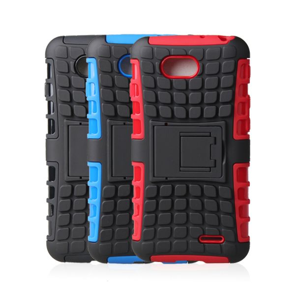 Ipush Case For For LG L90 L70 E980 G Flex Hybrid Heavy Duty Armor Stand